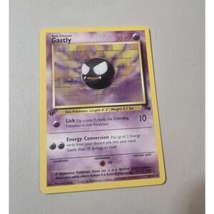 Pokemon Gastly Basic Card 1st Edition 33/62